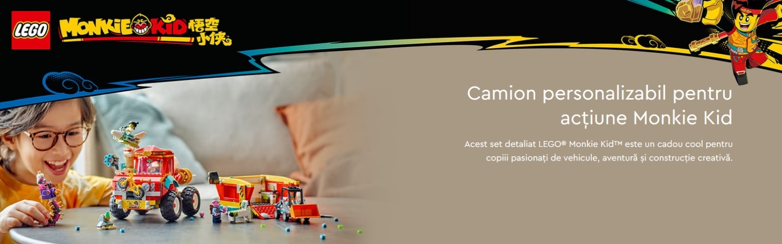 LEGO Monkie Kid Camionul electric al echipei lui Monkie Kid